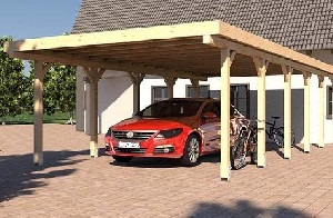 Holz Carport Auto Bauhaus